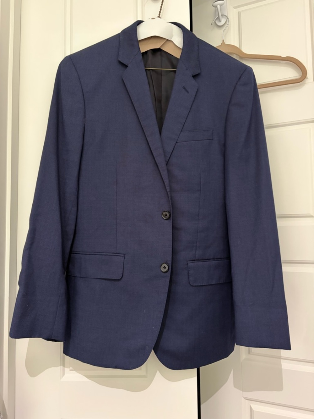Navy Men's Two-Button Blazer
